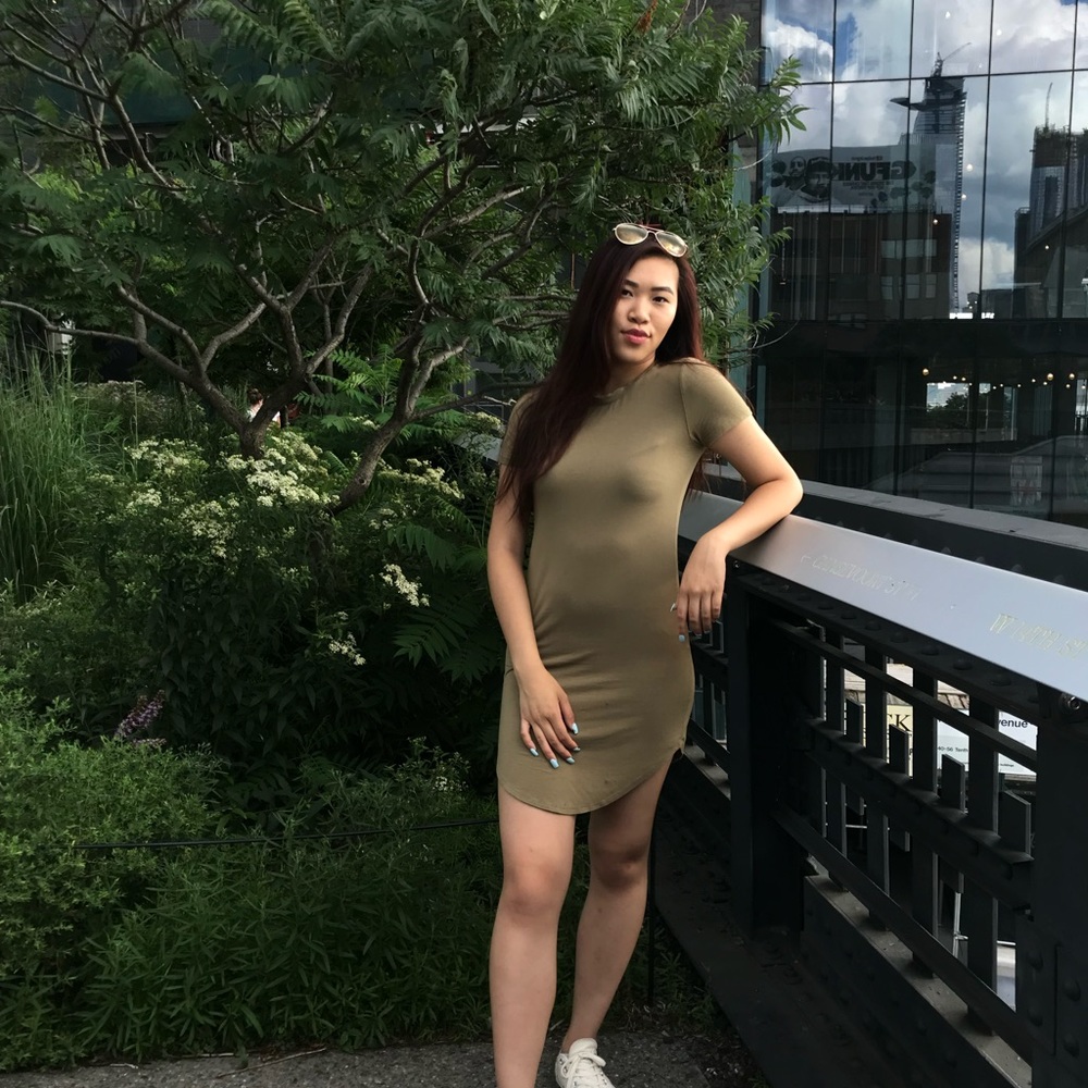 Forever 21 Green Summer Dress